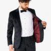 Midnight Black Velvet Tuxedo -Cozy Mode Store 31984908 av1