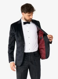 Midnight Black Velvet Tuxedo