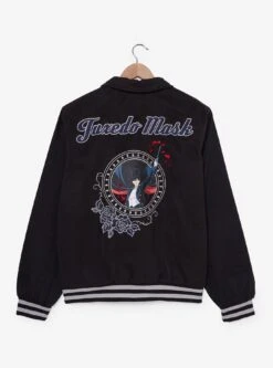 Pretty Guardian Sailor Moon Tuxedo Mask Icons Bomber Jacket - BoxLunch Exclusive -Cozy Mode Store 32251607 av3 1
