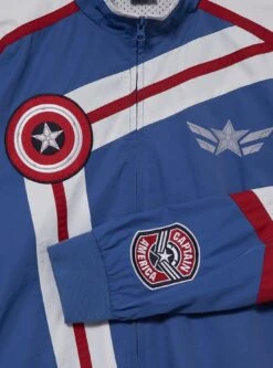 Marvel Captain America Shield Windbreaker Jacket — BoxLunch Exclusive -Cozy Mode Store 33033086 av1 1