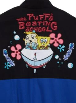SpongeBob SquarePants Mrs. Puff's Boating School Racing Jacket - BoxLunch Exclusive 13 SpongeBob SquarePants Mrs. Puff's Boating School Racing Jacket - BoxLunch Exclusive -Cozy Mode Store 33290685 av4