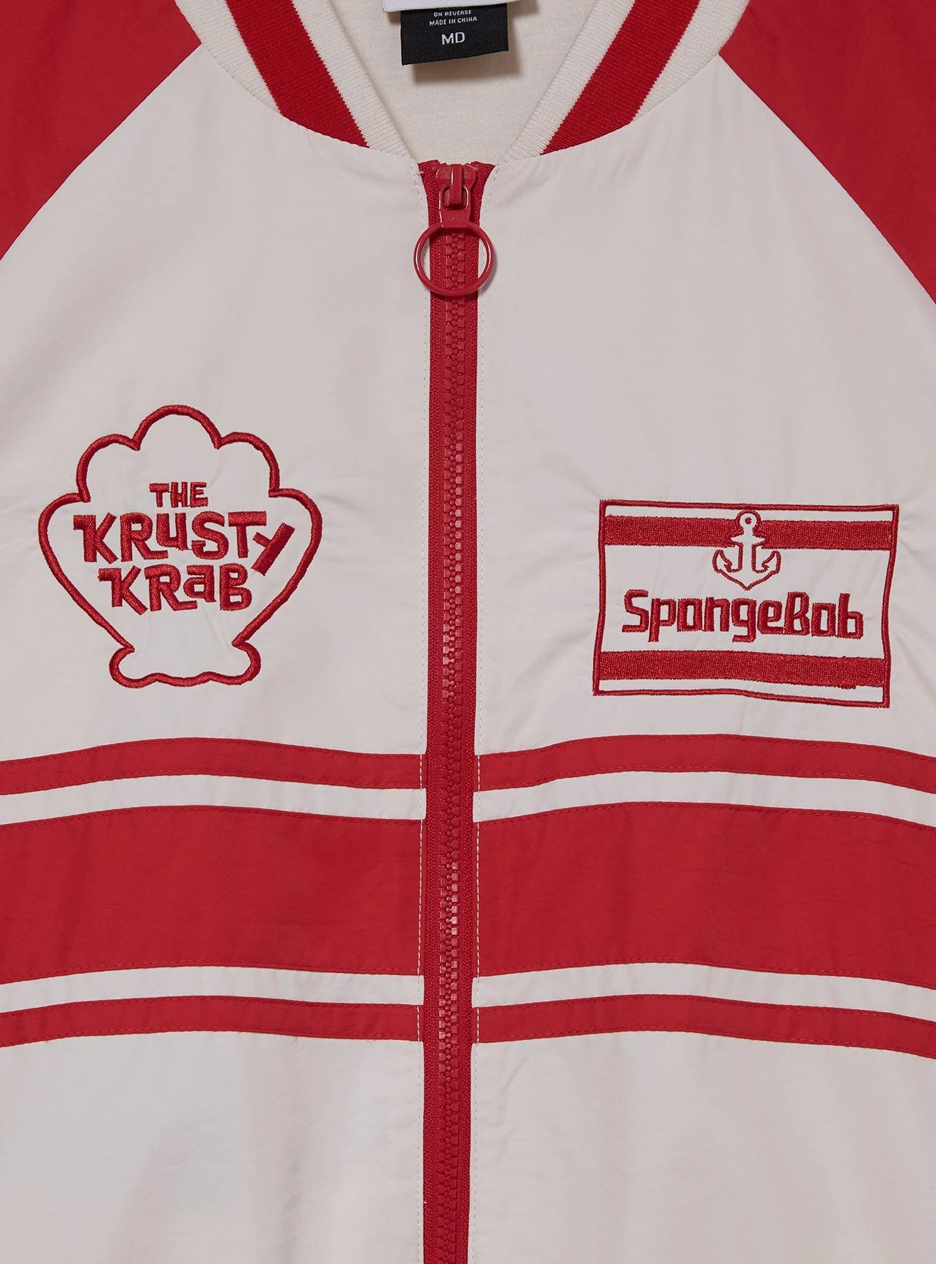 SpongeBob SquarePants The Krusty Krab Pizza Bomber Jacket — BoxLunch Exclusive 3 SpongeBob SquarePants The Krusty Krab Pizza Bomber Jacket — BoxLunch Exclusive