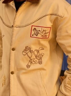 Disney Pixar Toy Story Woody Icons Chore Jacket - BoxLunch Exclusive 16 Disney Pixar Toy Story Woody Icons Chore Jacket - BoxLunch Exclusive -Cozy Mode Store 33362994 av5