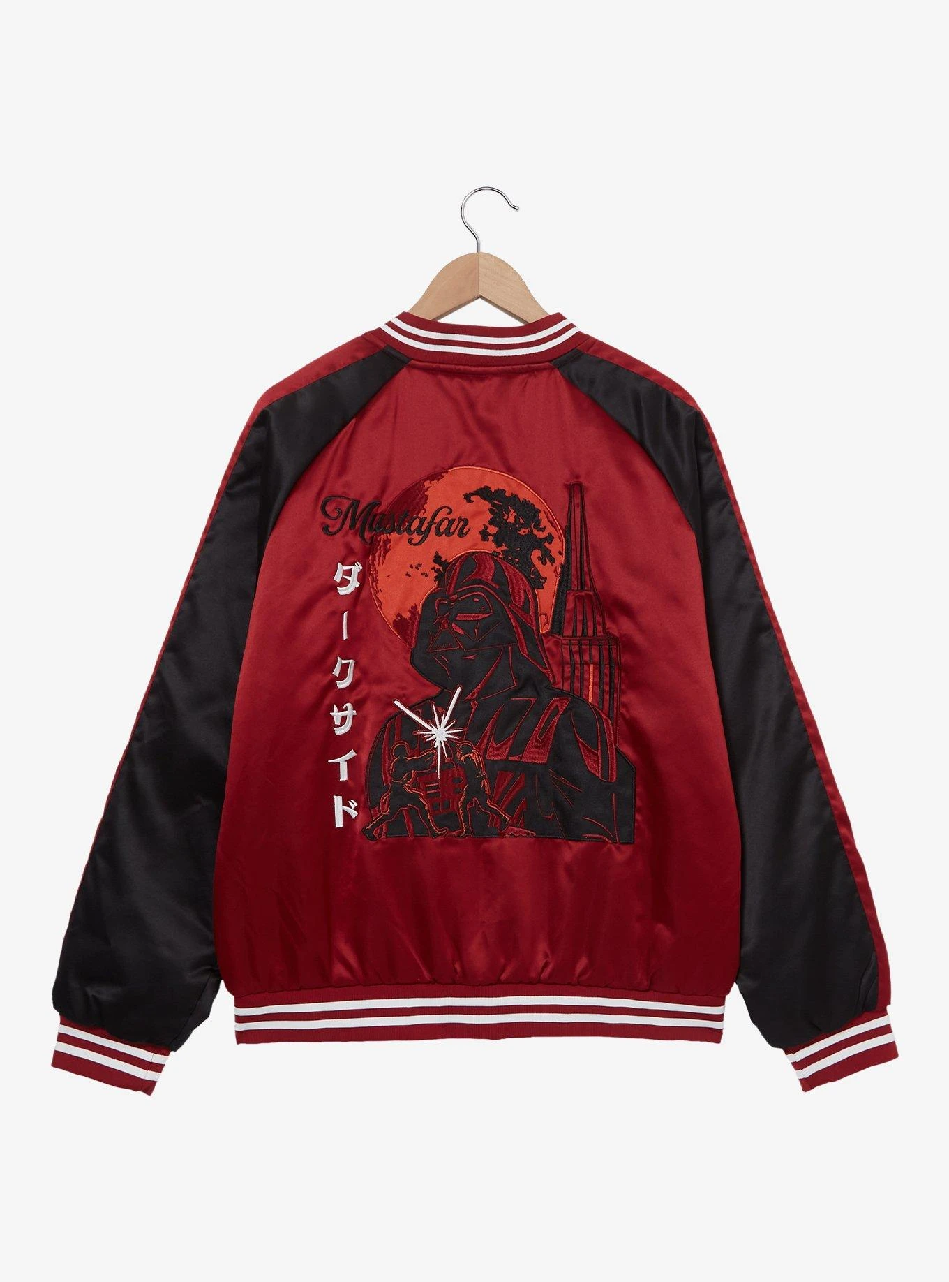 Star Wars Darth Vader Mustafar Satin Jacket — BoxLunch Exclusive 4 Star Wars Darth Vader Mustafar Satin Jacket — BoxLunch Exclusive - Image 2