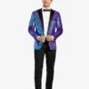 Sapphire Sequins Tuxedo -Cozy Mode Store 33408204 av1