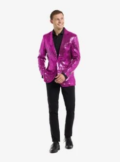 Sequins Pink Blazer