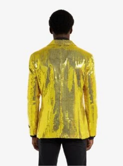 Sequins Yellow Blazer 9 Sequins Yellow Blazer -Cozy Mode Store 33408219 av2 1