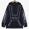 Godzilla Icons Quarter Zip Windbreaker Jacket - BoxLunch Exclusive 2 Godzilla Icons Quarter Zip Windbreaker Jacket - BoxLunch Exclusive -Cozy Mode Store 33445486 av1