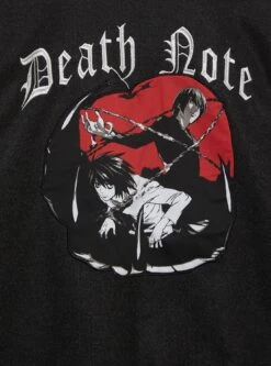 Death Note Embroidered Varsity Jacket — BoxLunch Exclusive -Cozy Mode Store 33529778 av4 1