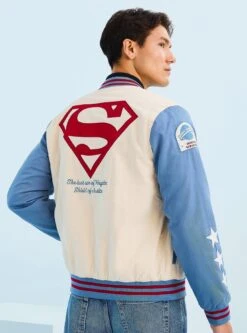 DC Comics Superman Icons Varsity Jacket - BoxLunch Exclusive -Cozy Mode Store 33702921 av1 1
