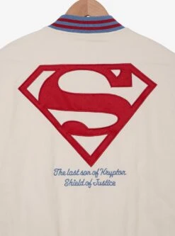 DC Comics Superman Icons Varsity Jacket - BoxLunch Exclusive -Cozy Mode Store 33702921 av5