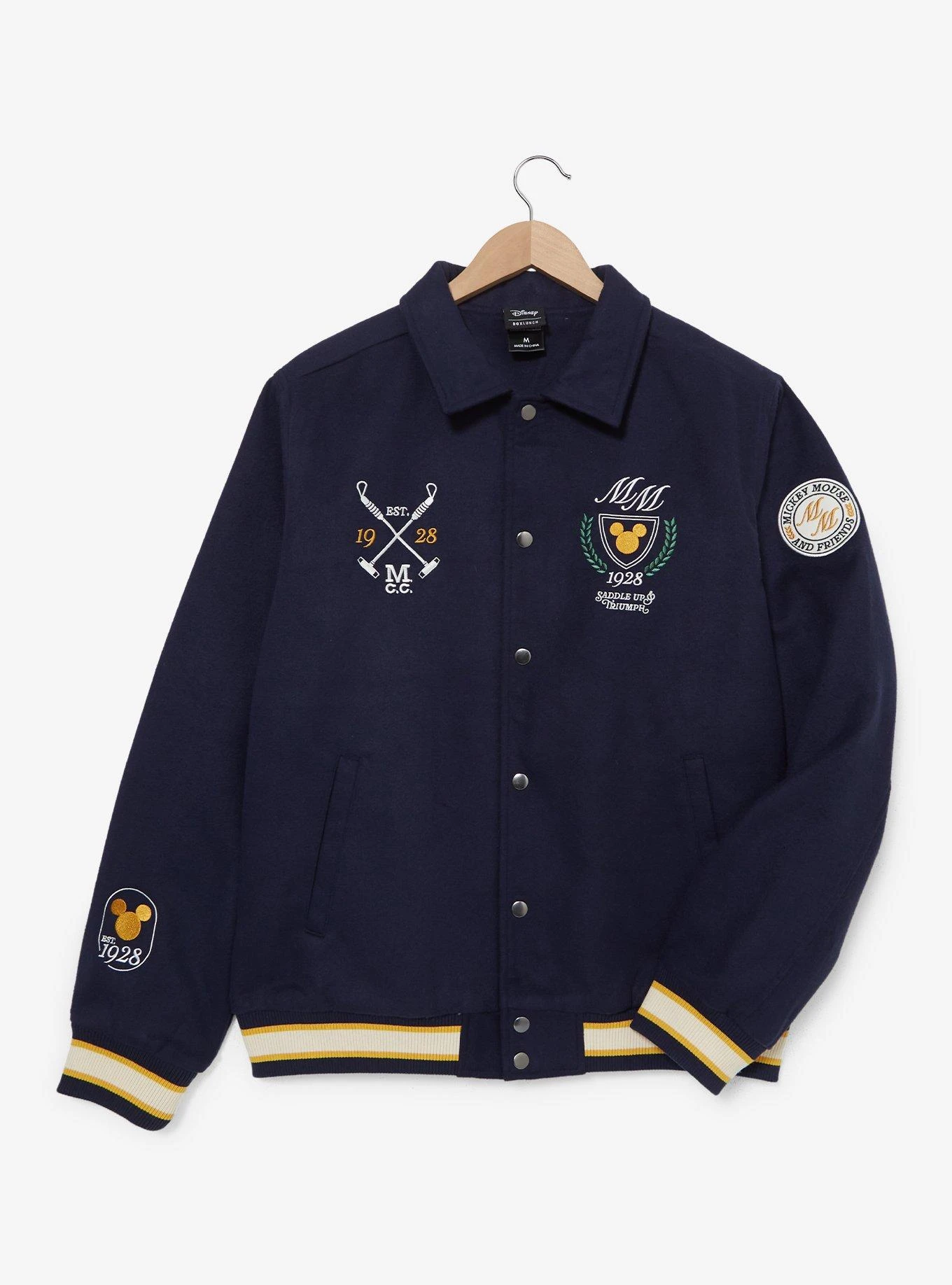 Disney Mickey Mouse Country Club Varsity Jacket — BoxLunch Exclusive 3 Disney Mickey Mouse Country Club Varsity Jacket — BoxLunch Exclusive