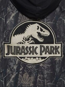 Jurassic Park Logo Quarter Zip Windbreaker Jacket — BoxLunch Exclusive -Cozy Mode Store 33913799 av5 1