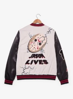 Friday The 13th Jason Voorhees Varsity Jacket - BoxLunch Exclusive 11 Friday The 13th Jason Voorhees Varsity Jacket - BoxLunch Exclusive -Cozy Mode Store 34211157 av1 1