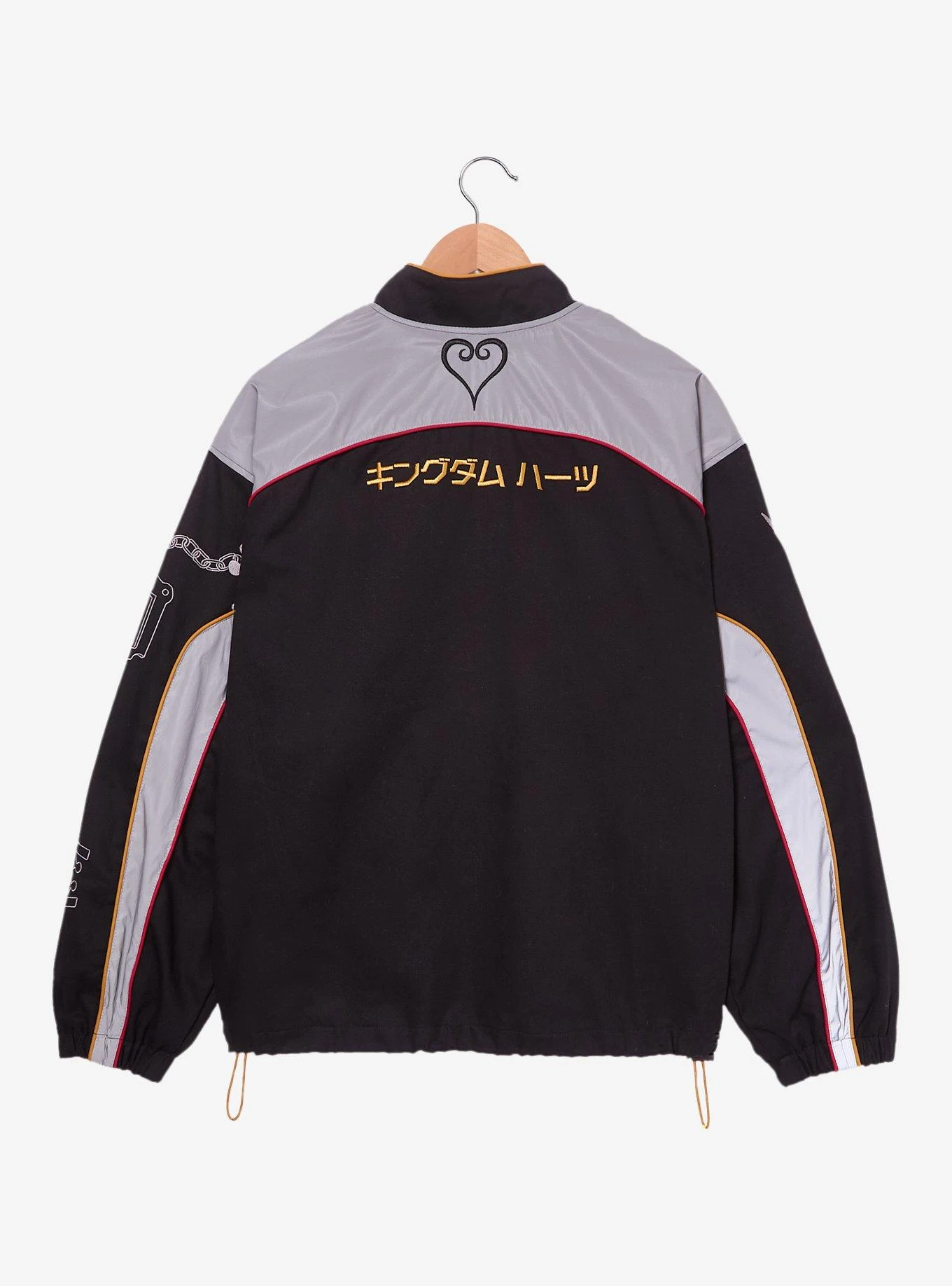 Disney Kingdom Hearts Logo Moto Jacket - BoxLunch Exclusive 9 Disney Kingdom Hearts Logo Moto Jacket - BoxLunch Exclusive - Image 7