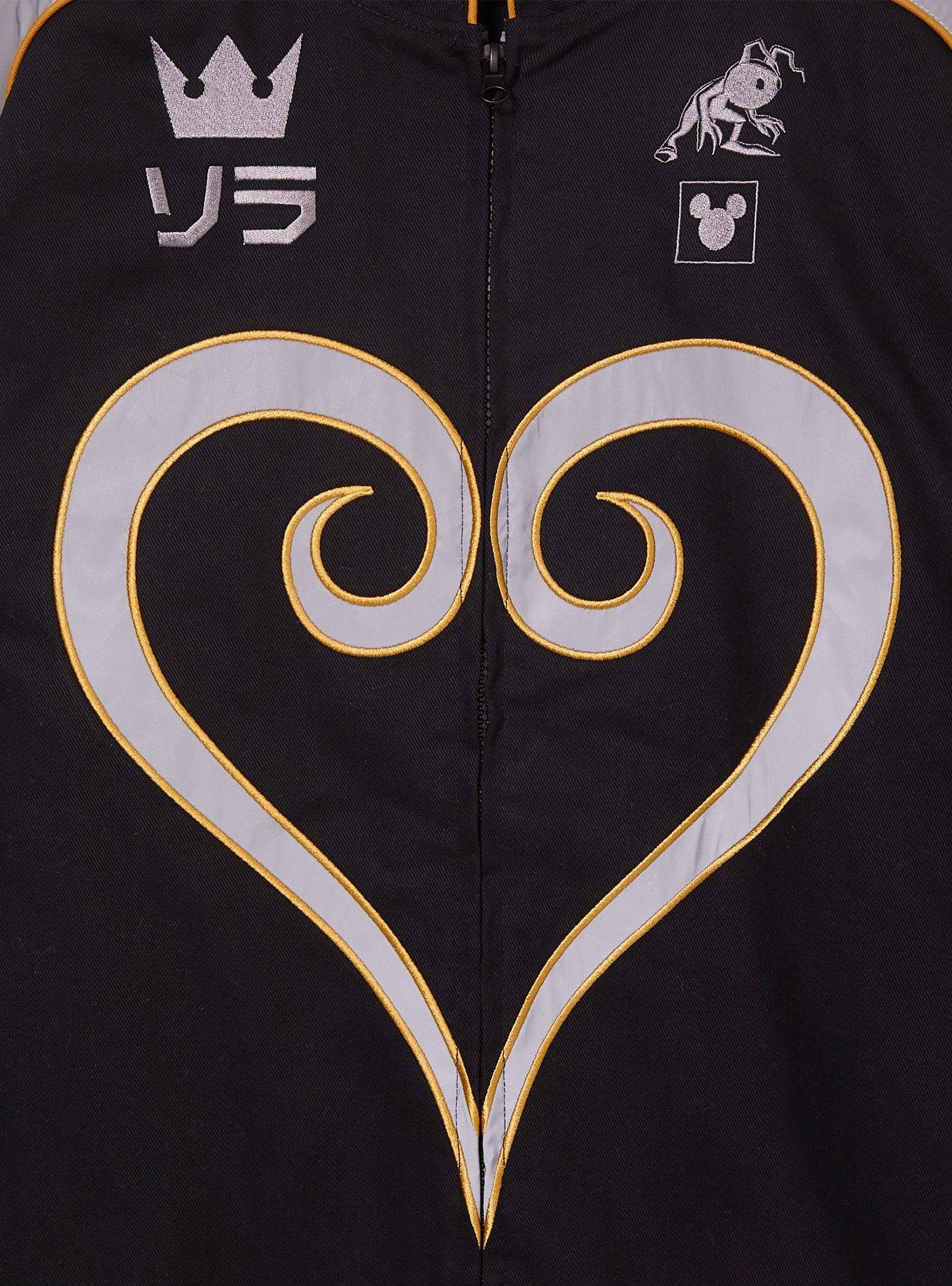Disney Kingdom Hearts Logo Moto Jacket - BoxLunch Exclusive 10 Disney Kingdom Hearts Logo Moto Jacket - BoxLunch Exclusive - Image 8
