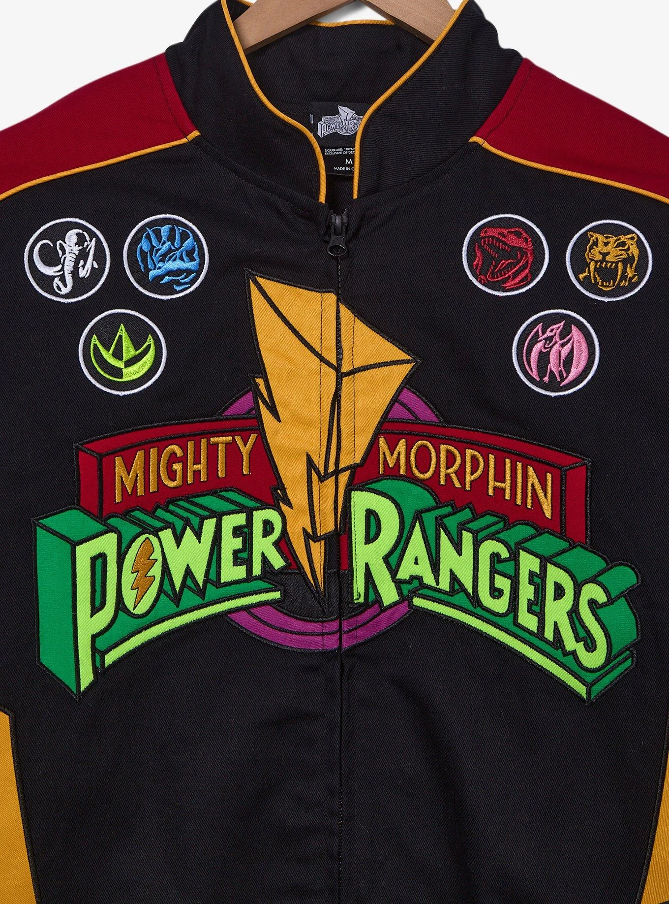 Mighty Morphin Power Rangers Moto Jacket - BoxLunch Exclusive 4 Mighty Morphin Power Rangers Moto Jacket - BoxLunch Exclusive - Image 2