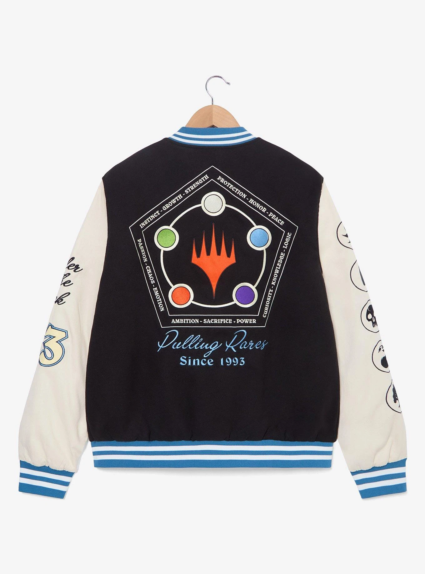Magic: The Gathering Icons Varsity Jacket - BoxLunch Exclusive 7 Magic: The Gathering Icons Varsity Jacket - BoxLunch Exclusive - Image 5