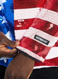 Sequins Stars & Stripes Blazer -Cozy Mode Store 34723461 av5 1