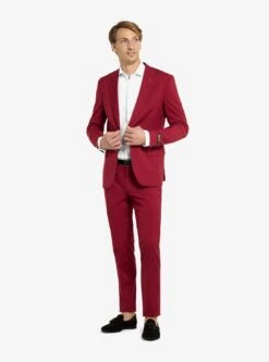 Daily Bright Burgundy Suit