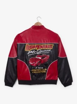 Disney Pixar Cars Lightning McQueen Faux Leather Racing Jacket - BoxLunch Exclusive -Cozy Mode Store 34799187 av1 1