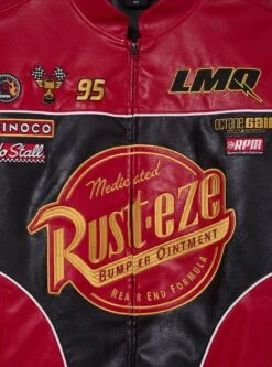 Disney Pixar Cars Lightning McQueen Faux Leather Racing Jacket - BoxLunch Exclusive -Cozy Mode Store 34799187 av2 1