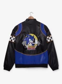 Sonic The Hedgehog Faux Leather Moto Racing Jacket - BoxLunch Exclusive 14 Sonic The Hedgehog Faux Leather Moto Racing Jacket - BoxLunch Exclusive -Cozy Mode Store 34799188 av1 1