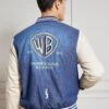Warner Bros. Studios Denim Varsity Jacket (BoxLunch 10th Anniversary) — BoxLunch Exclusive -Cozy Mode Store 34835513 av1