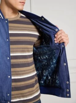 Warner Bros. Studios Denim Varsity Jacket (BoxLunch 10th Anniversary) — BoxLunch Exclusive 20 Warner Bros. Studios Denim Varsity Jacket (BoxLunch 10th Anniversary) — BoxLunch Exclusive -Cozy Mode Store 34835513 av4 1