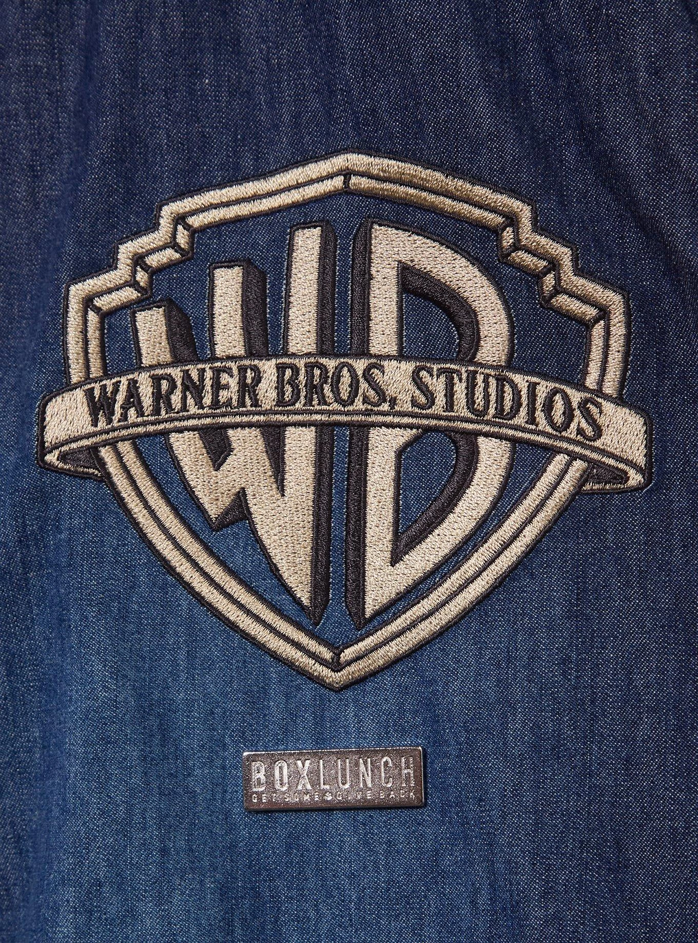 Warner Bros. Studios Denim Varsity Jacket (BoxLunch 10th Anniversary) — BoxLunch Exclusive 12 Warner Bros. Studios Denim Varsity Jacket (BoxLunch 10th Anniversary) — BoxLunch Exclusive - Image 10