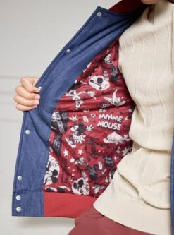 Disney Animation Denim Varsity Jacket (BoxLunch 10th Anniversary) — BoxLunch Exclusive -Cozy Mode Store 34835515 av3