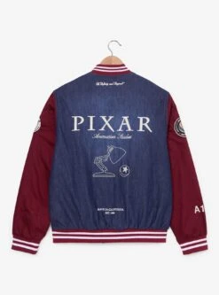 Pixar Studios Denim Varsity Jacket (BoxLunch 10th Anniversary) — BoxLunch Exclusive -Cozy Mode Store 34835516 av2 1