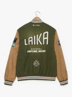 Laika Studios Denim Varsity Jacket (BoxLunch 10th Anniversary) — BoxLunch Exclusive -Cozy Mode Store 34835518 av2 1
