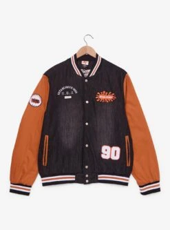 Nickelodeon Studios Denim Varsity Jacket (BoxLunch 10th Anniversary) — BoxLunch Exclusive -Cozy Mode Store 34835519 av2 1