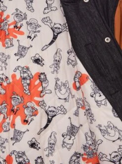 Nickelodeon Studios Denim Varsity Jacket (BoxLunch 10th Anniversary) — BoxLunch Exclusive -Cozy Mode Store 34835519 av4 1