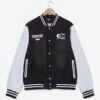 Cartoon Network Denim Varsity Jacket (BoxLunch 10th Anniversary) — BoxLunch Exclusive -Cozy Mode Store 34835521 av1