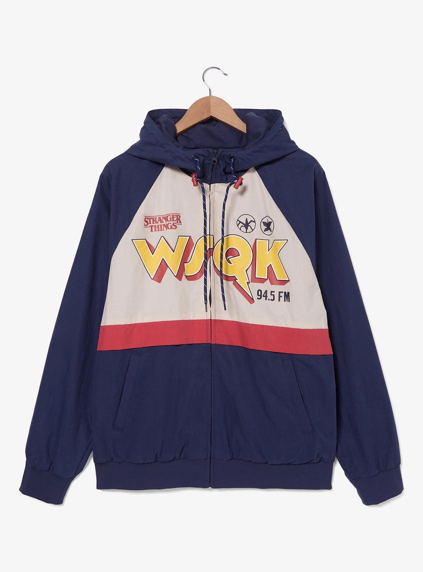 Stranger Things WSQK The Squawk Windbreaker — BoxLunch Exclusive 7 Stranger Things WSQK The Squawk Windbreaker — BoxLunch Exclusive - Image 5