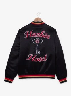 Hazbin Hotel Title Bomber Jacket — BoxLunch Exclusive -Cozy Mode Store 35051987 av1 1
