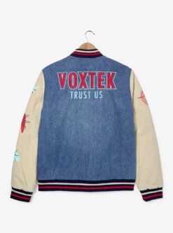 Hazbin Hotel Voxtek Vintage Denim Varsity Jacket — BoxLunch Exclusive 14 Hazbin Hotel Voxtek Vintage Denim Varsity Jacket — BoxLunch Exclusive -Cozy Mode Store 35051988 av1 1