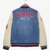 Hazbin Hotel Voxtek Vintage Denim Varsity Jacket — BoxLunch Exclusive -Cozy Mode Store 35051988 av1